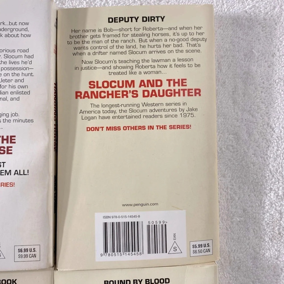 Vintage Jake Logan Action Western Romance Novels x4 - Picture 11 of 14